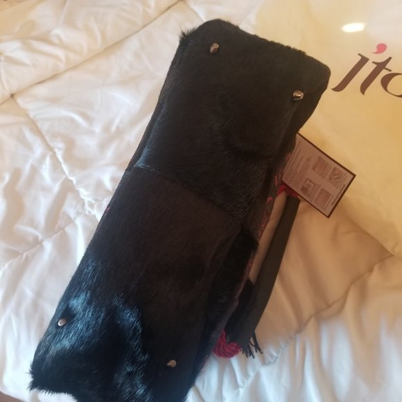 NWT Vintage Cowhide Leather JTote Designer Laptop Bag and Wallet - Picture 2 of 10